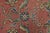 Pink Tabriz Rug 9’8” X 12’6” Pink Wool Vintage Distressed Hand-Knotted Carpet For Sale - Image 8 of 15