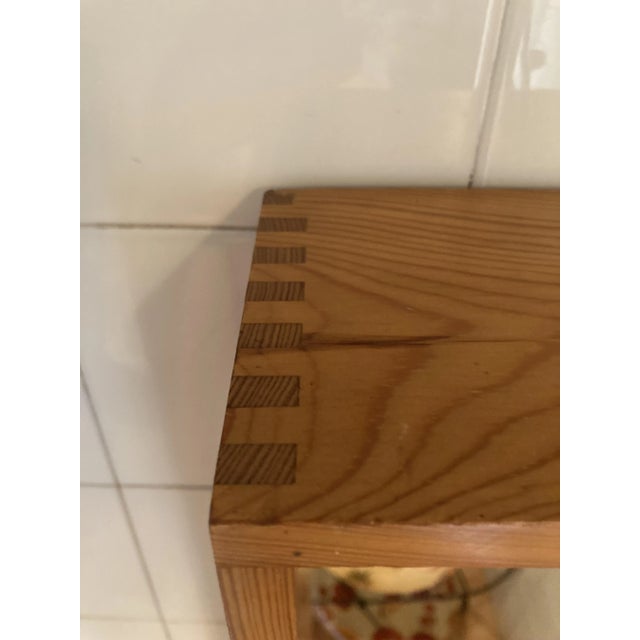 Brutalist Pine Wall Mirror attributed to Ate Van Apeldoorn for Houtwerk Hattum, 1970s For Sale - Image 3 of 5