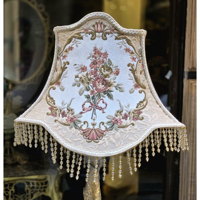 Bring timeless European elegance to your interior with this French-style gilded floor lamp, featuring an elaborately...