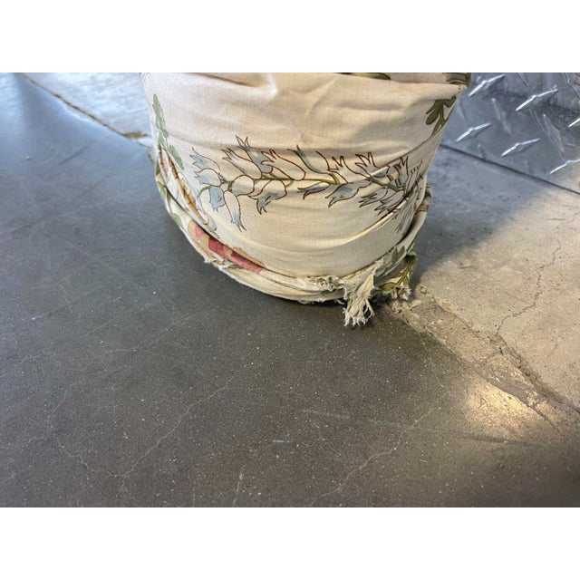 Vintage Floral Chintz Upholstered Arched Queen Headboard, Traditional, English Countryside, Custom Upholstery For Sale - Image 12 of 12