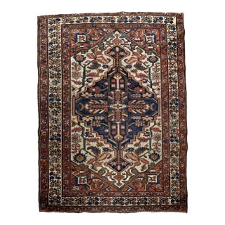 1920s, Handmade Antique Persian Malayer Rug 4.1' X 6.2' For Sale