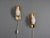 1960s Kurant, Norwegian Modern, Wall Lights, Brass, Opaline Glass For Sale - Image 4 of 12