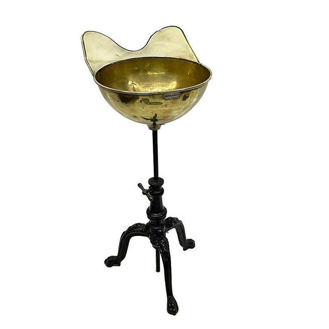 Metal 19th Century French Hairdresser Wash Basin For Sale - Image 7 of 11