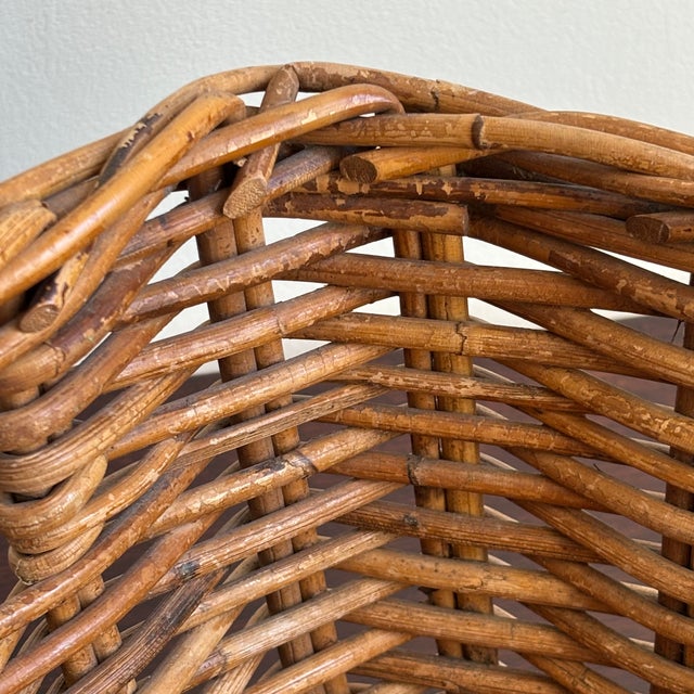Tan French Country-Style Storage Basket For Sale - Image 8 of 12