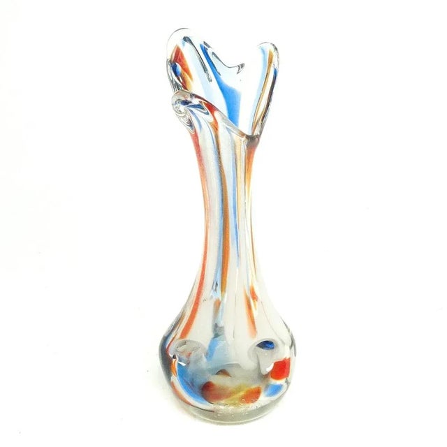 Vase from Hortensja Glassworks, Poland, 1970s For Sale - Image 8 of 9