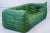 Togo Sofa in Green Leather by Michel Ducaroy, 1970s For Sale - Image 3 of 17