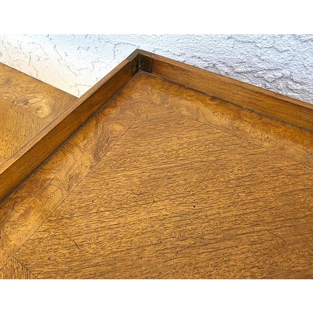 1960s Mid Century Modern Walnut Nesting Tables by Heirloom Weiman Collection For Sale - Image 13 of 18
