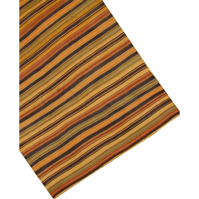 Vintage Turkish Kilim, Handwoven 5'7" X 10'8" For Sale - Image 4 of 5