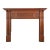 Reclaimed Federal Dark Wooden Fireplace Mantel For Sale