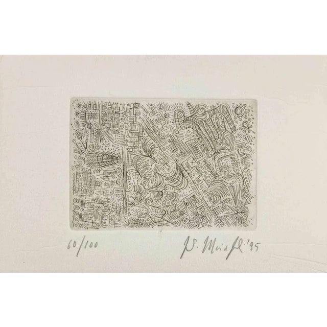 Etching realized by Fausto Maria Franchi in 1995. Edition of 60/100. Hand signed and numbered in pencil. Excellent...
