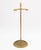 Art Deco Brass Fireplace Four-Piece Tools Set, comprising: shovel, pair of tongs, poker, and stand. Overall: 29.5" H x 11"...