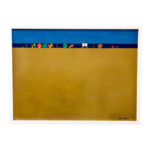 Vintage Hal Atkins (1924-2008,) Beach Scene Painting