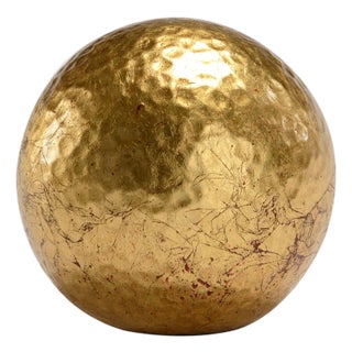 Hammered Ball - Gold, Small For Sale
