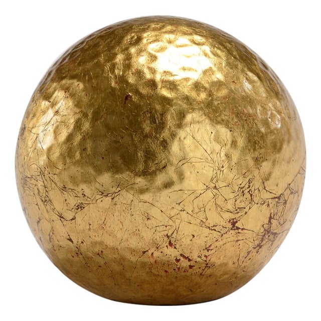 Hammered Ball - Gold, Small For Sale