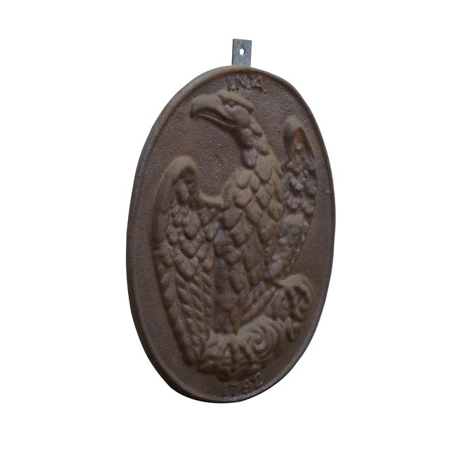 Antique cast iron INA Insurance eagle plaque, circa mid 19th century. Stamped INA, 1792. Beginning in the 1750s, some...