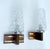 Mid-Century Modern Vintage Bubble Glass Sconces, 1960s, Set of 2 For Sale - Image 3 of 15