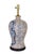 Early 21st Century Vintage Hand-Painted Blue and White Vase Table Lamp For Sale - Image 5 of 9