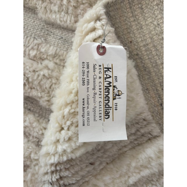 Contemporary Rh Eli Wool Rug – 12' × 15' Natural | Hand-Knotted New Zealand Wool | Moroccan-Inspired Contemporary Design For Sale - Image 3 of 18