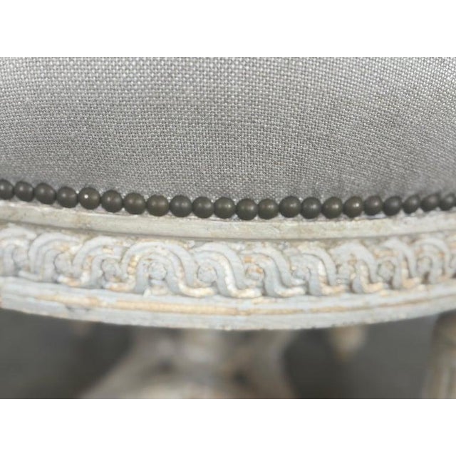 Neoclassical French Neoclassical Upholstered Ottoman, Early 20th Century. For Sale - Image 3 of 14