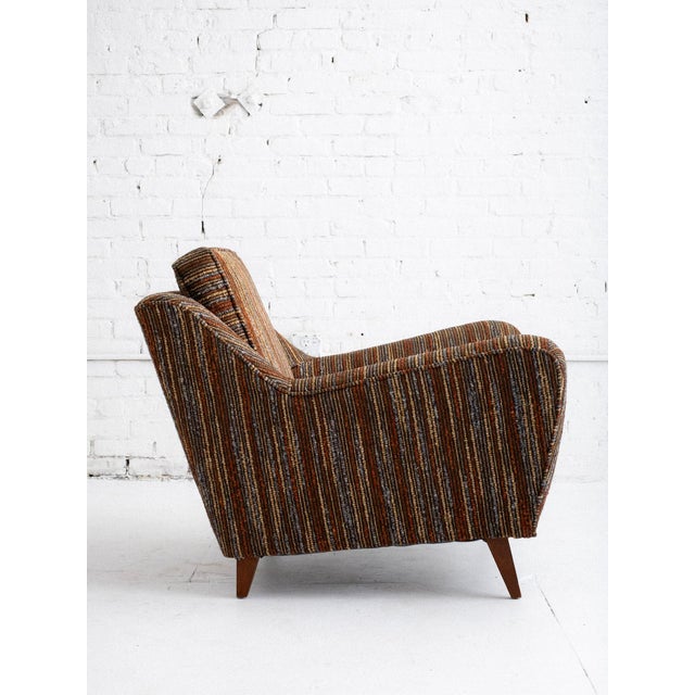 Brown Mid-Century Lounge Chair in the Style of Harvey Probber For Sale - Image 8 of 9