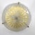 Mid-Century Ice Glass and Brass Ceiling Light from Hillebrand Lighting, 1970s For Sale - Image 4 of 6