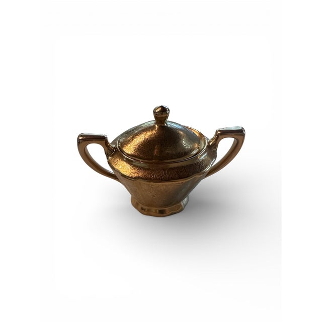 Pickard China Rare Vintage 1920's Pickard China "Rose & Daisy" Pattern Set - 4pcs For Sale - Image 4 of 10