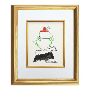 Picasso Lithograph 33 the Friend Framed
