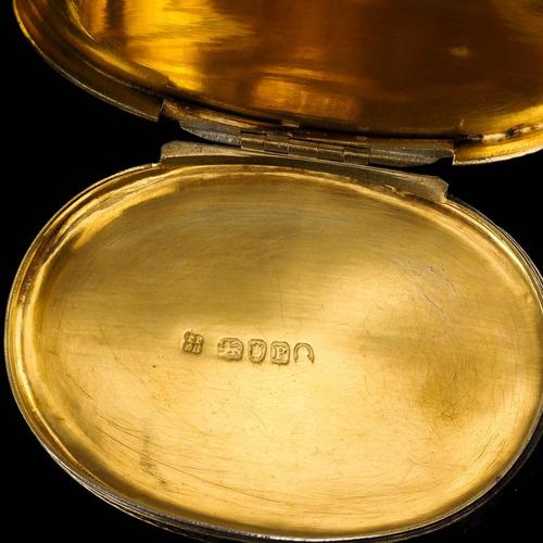 Antique Georgian Silver Gilt Snuff Box with Scene of Venus, London, 1810s For Sale - Image 16 of 18