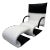 Claude Brisson Postmodern Zen Lounge Chair and Footrest for Ligne Roset, 1980s For Sale