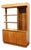 Mid Century Modern Vintage Teak Display Dry Bar China Cabinet in the Style of Tunbridge Danish Style For Sale
