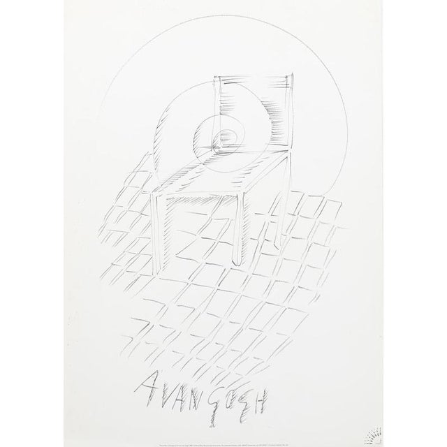 Homage to Van Gogh Poster after Mario Merz, 1990, Paper For Sale - Image 6 of 6