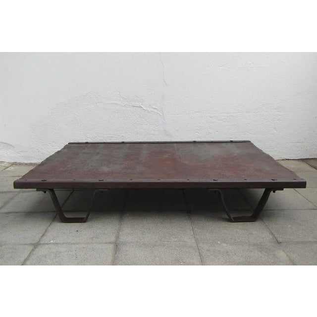 Black Belgian Coffee Table, 1950s For Sale - Image 8 of 8