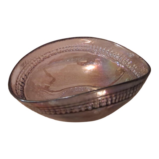 Yalos Casa Murano Iridescent Bowl For Sale