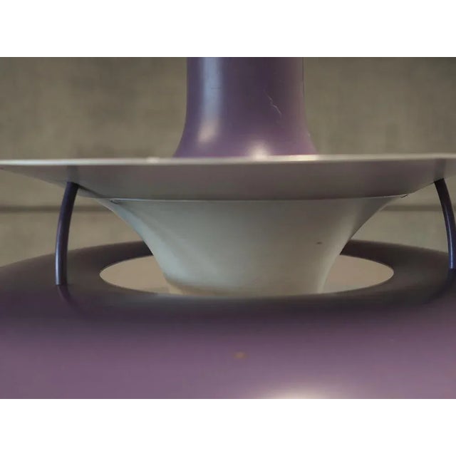 Purple Vintage Danish Pendant Lamp from Louis Poulsen, 1970s For Sale - Image 8 of 14