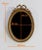 Gold Antique Louis XVI Oval Mirror, 1890s For Sale - Image 8 of 10