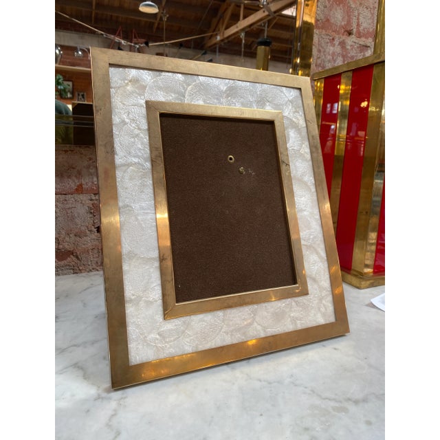 White 1980 Mid-Century Italian Picture Frame For Sale - Image 8 of 8