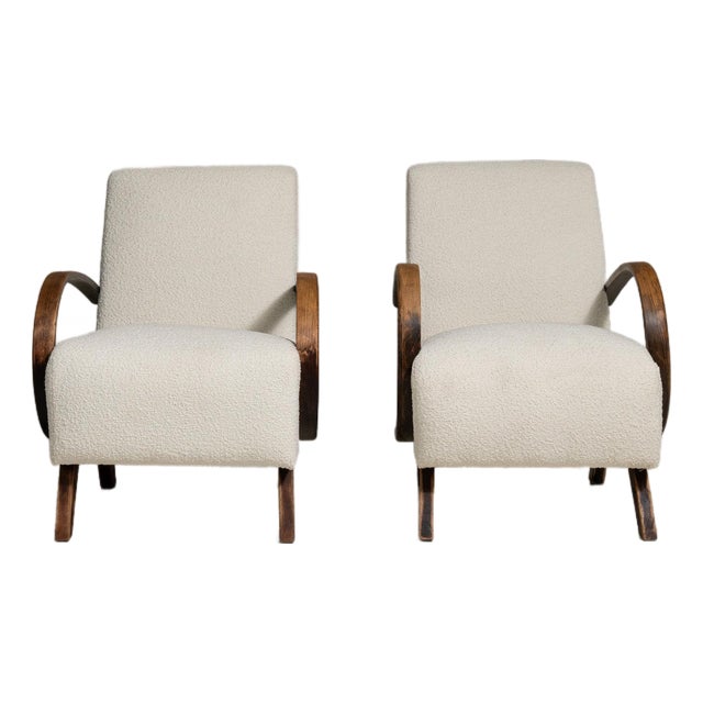 19th Century France Cream Wood Armchair For Sale