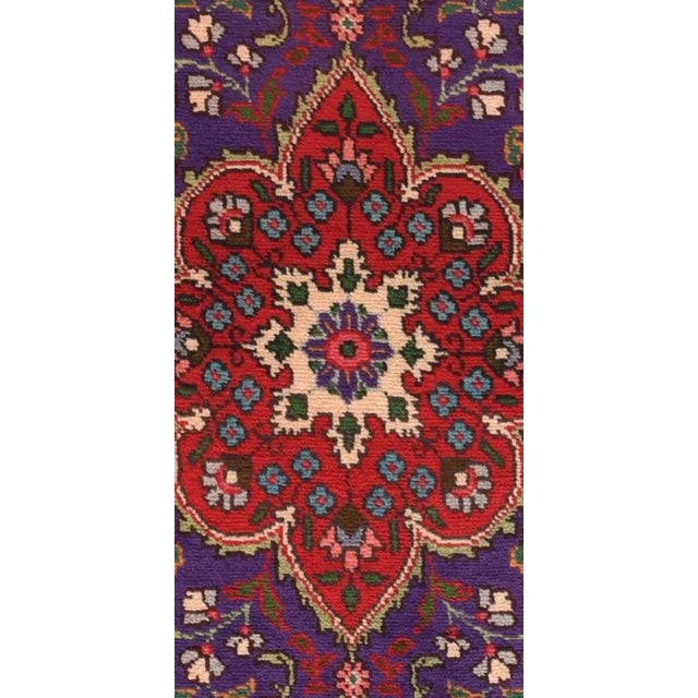 Persian Vintage Tabriz Rug 3'2'' X 5'3'' For Sale - Image 3 of 5