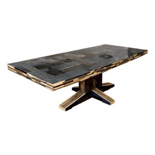 Piet Hein Eek Waste Table in Scrapwood (High Gloss) For Sale