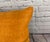 Turkish 20 x 20 Hemp Pillow Turkish Cushion Natural Orange Pillow Cushion Cover For Sale - Image 3 of 4