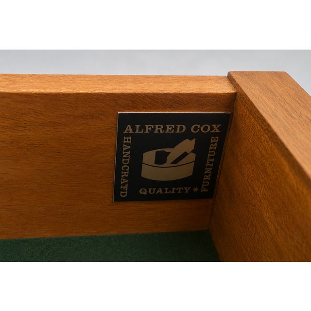 Mid Century Modern Walnut Credenza by Alfred Cox, Made in England, C. 1960’s For Sale - Image 18 of 18