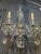 A beautiful pair of circa 1900's crystal sconces with crystal hangings