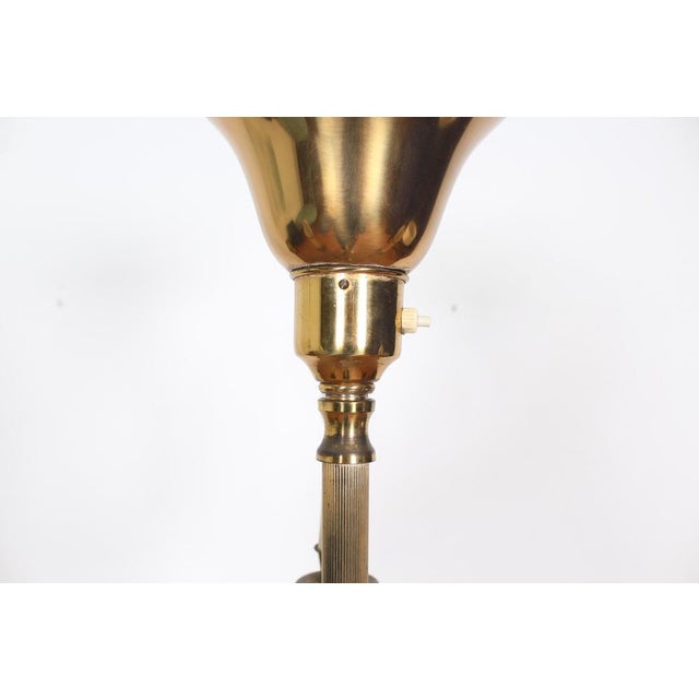Mid-Century Brass Floor Lamp, 1950s For Sale - Image 9 of 18
