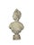 White marble sculpture, bust of Diana after Jean-Antoine Houdon (1741-1828). French work from the 19th century in the...