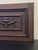 Brown Antique French Architectural Element in Carved Wood Panel, 1900s For Sale - Image 8 of 11