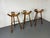 1960s Vintage Brutalist Marbella Bar Stools by Sergio Rodrigues, 1970s, Set of 3 For Sale - Image 5 of 10