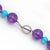 Late 20th Century Large Amethyst and Turquoise Bead Necklace With 18k White Gold Clasp For Sale - Image 10 of 14