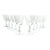 1950s Fostoria “Bridal Wreath” Water Glasses - Set of 10 For Sale