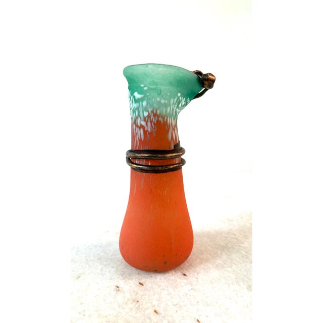Contemporary Vintage Art Glass Vase by Tubi Vadan For Sale - Image 3 of 8