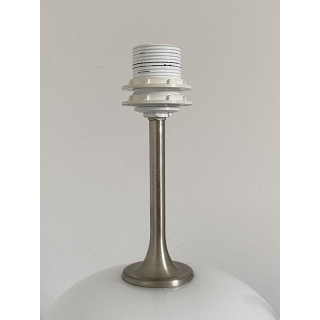 Pink Sakura Table Lamp with Le Klint White Shade by Michael Bang for Holmegaard, Denmark, 1980s For Sale - Image 8 of 13